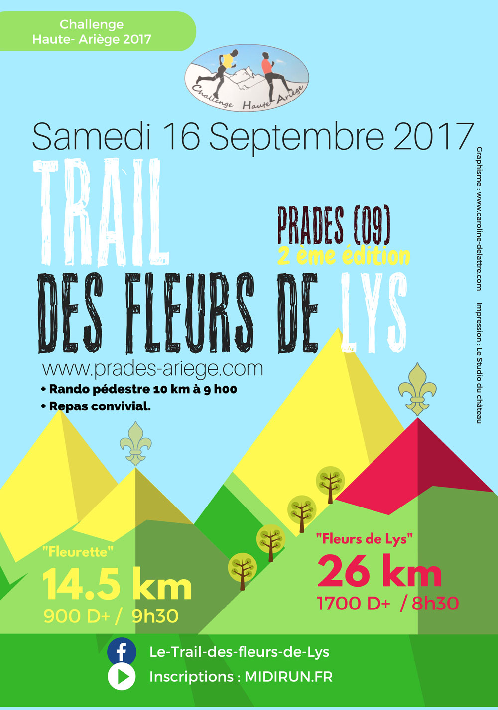 Trail fleurs
